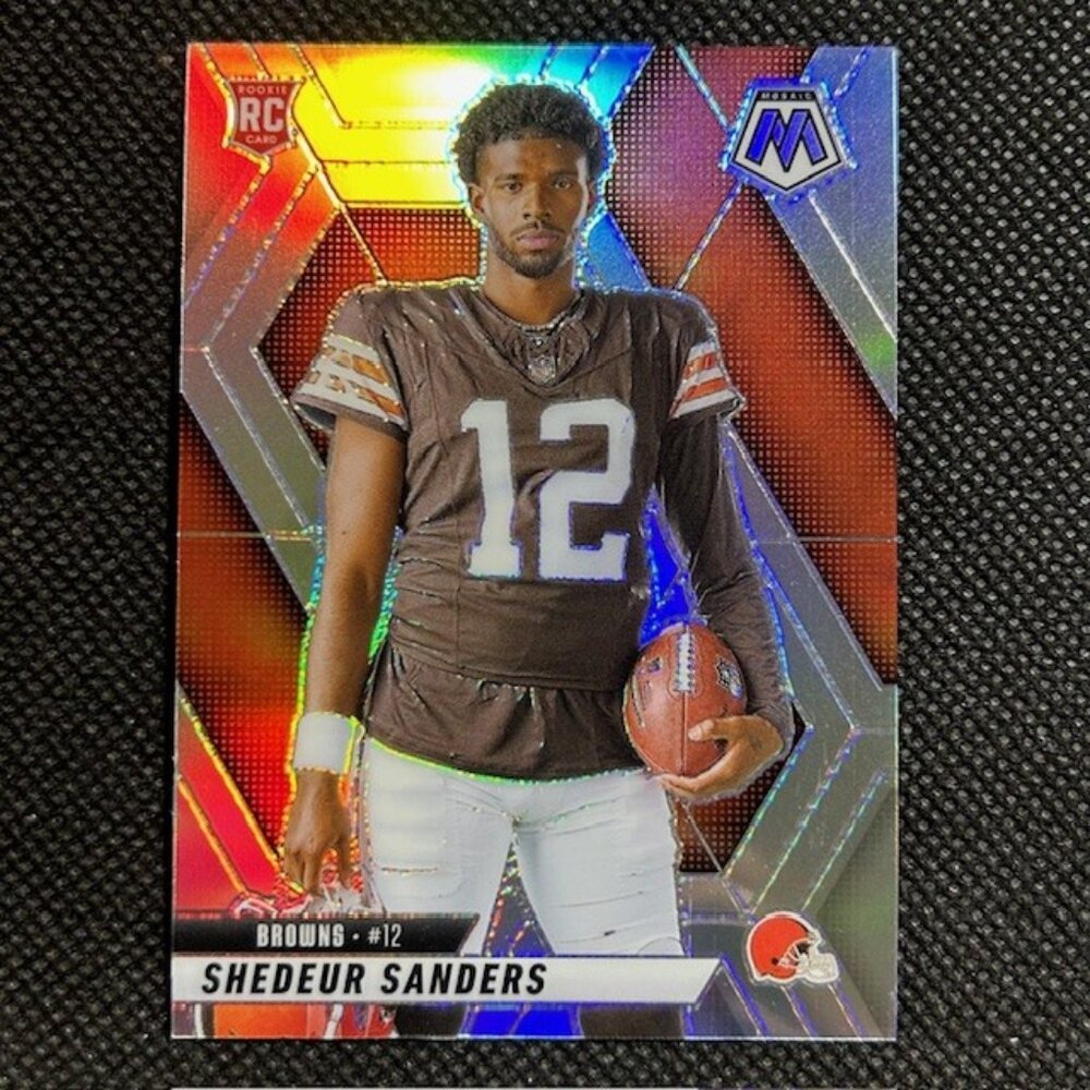 SHEDEUR SANDERS 2025 MOSAIC SILVER VARIATION RC Rookie Browns #290
